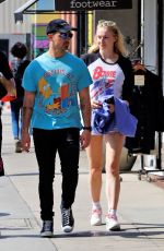 Pregnant SOPHIE TURNER and Joe Jonas Out for Lunch in Studio City 03/06/2020