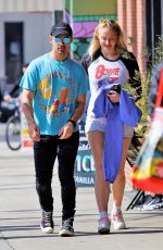 Pregnant SOPHIE TURNER and Joe Jonas Out for Lunch in Studio City 03/06/2020