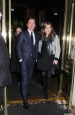 PRINCESS BEATRICE Leaves Isabel Restaurant in London 03/05/2020