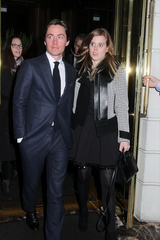 PRINCESS BEATRICE Leaves Isabel Restaurant in London 03/05/2020