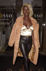 PRISCILLA ANYABY at Rosso Restaurant in Manchester 03/09/2020