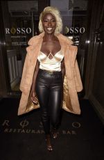 PRISCILLA ANYABY at Rosso Restaurant in Manchester 03/09/2020