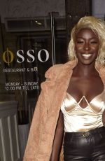 PRISCILLA ANYABY at Rosso Restaurant in Manchester 03/09/2020
