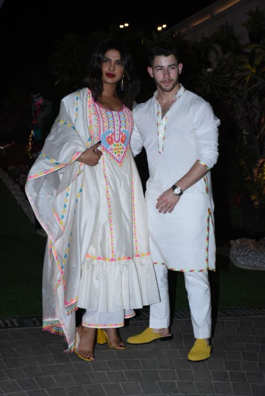 PRIYANKA CHOPRA and Nick Jonas at Isha Ambani