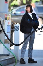 REBECCA BLACK at a Gas Station in Los Angeles 03/18/2020