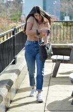 REBECCA GROMLEY Leaves Her Home in Newcastle 03/27/2020