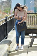 REBECCA GROMLEY Leaves Her Home in Newcastle 03/27/2020