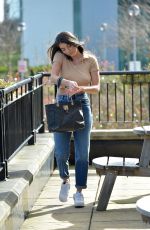 REBECCA GROMLEY Leaves Her Home in Newcastle 03/27/2020