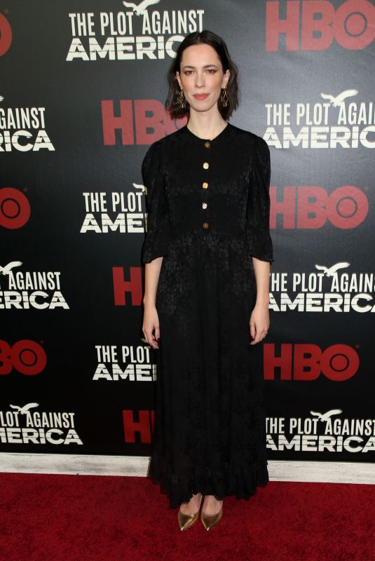 REBECCA HALL at The Plot Against America Premiere in New York 03/04/2020