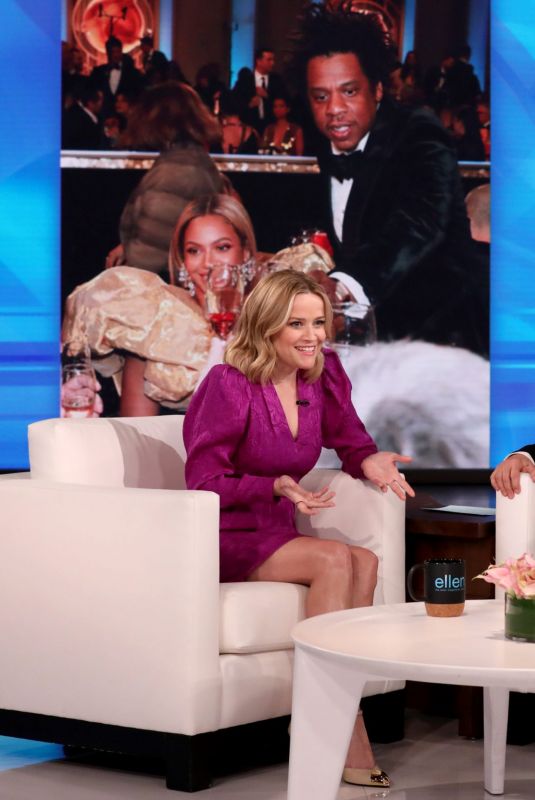 REESE WITHERSPOON at Ellen Degeneres Show 03/16/2020