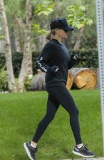 REESE WITHERSPOON at Outdoor Fitness Session in Los Angeles 03/18/2020