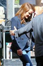 REESE WITHERSPOON on the Set of The Morning Show in Los Angeles 03/09/2020