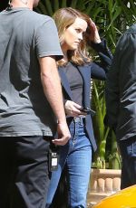 REESE WITHERSPOON on the Set of The Morning Show in Los Angeles 03/09/2020