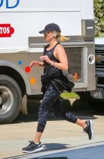 REESE WITHERSPOON Out Jogging in Brentwood 03/23/2020