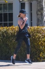 REESE WITHERSPOON Out Jogging in Brentwood 03/23/2020
