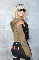 RITA ORA Arrives at BBC Studios in London 03/16/2020
