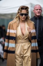 RITA ORA Arrives at Miu Miu Fashion Show in Paris 03/03/2020