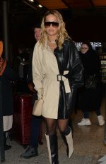 RITA ORA Arrives in Paris 03/01/2020