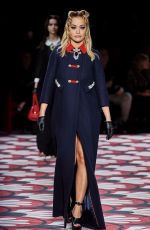 RITA ORA at Miu Miu Fall/Winter 2020 Runway Show at Paris Fashion Week 03/03/2020