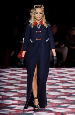 RITA ORA at Miu Miu Fall/Winter 2020 Runway Show at Paris Fashion Week 03/03/2020