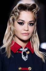 RITA ORA at Miu Miu Fall/Winter 2020 Runway Show at Paris Fashion Week 03/03/2020