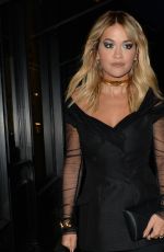 RITA ORA Night Out in Paris 03/01/2020