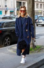 RITA ORA Out and About in Paris 03/03/2020