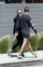 ROBIN WRIGHT and Clement Giraudet Out in Santa Monica 03/27/2020