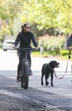 ROBIN WRIGHT and Clement Giraudet Out Riding Bikes in Los Angeles 03/28/2020