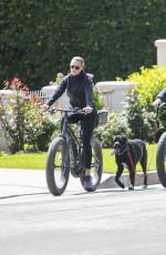 ROBIN WRIGHT and Clement Giraudet Out Riding Bikes in Los Angeles 03/28/2020