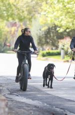 ROBIN WRIGHT and Clement Giraudet Out Riding Bikes in Los Angeles 03/28/2020