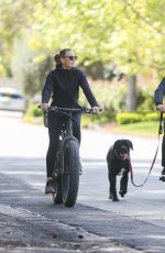 ROBIN WRIGHT and Clement Giraudet Out Riding Bikes in Los Angeles 03/28/2020