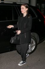 ROONEY MARA at Madeo Restaurant in Beverly Hills 03/03/2020