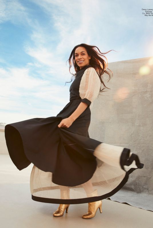 ROSARIO DAWSON in Elle Magazine, April 2020