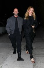 ROSIE HUNTINGTON-WHITELEY and Jason Statham at Matsuhisa in Beverly Hills 03/06/2020