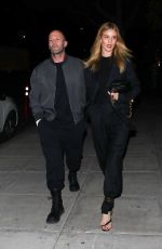 ROSIE HUNTINGTON-WHITELEY and Jason Statham at Matsuhisa in Beverly Hills 03/06/2020