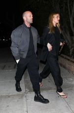 ROSIE HUNTINGTON-WHITELEY and Jason Statham at Matsuhisa in Beverly Hills 03/06/2020