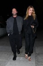 ROSIE HUNTINGTON-WHITELEY and Jason Statham at Matsuhisa in Beverly Hills 03/06/2020