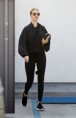ROSIE HUNTINGTON-WHITELEY in Tights Leaves a Gym in Los Angeles 03/07/2020