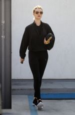 ROSIE HUNTINGTON-WHITELEY in Tights Leaves a Gym in Los Angeles 03/07/2020
