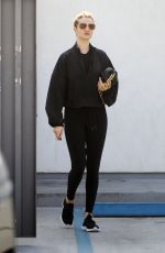 ROSIE HUNTINGTON-WHITELEY in Tights Leaves a Gym in Los Angeles 03/07/2020
