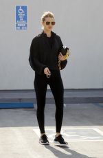 ROSIE HUNTINGTON-WHITELEY in Tights Leaves a Gym in Los Angeles 03/07/2020