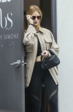 ROSIE HUNTINGTON-WHITELEY Leaves a Gym in Beverly Hills 03/10/2020