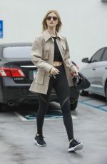 ROSIE HUNTINGTON-WHITELEY Leaves a Gym in Beverly Hills 03/10/2020