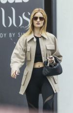ROSIE HUNTINGTON-WHITELEY Leaves a Gym in Beverly Hills 03/10/2020