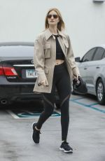 ROSIE HUNTINGTON-WHITELEY Leaves a Gym in Beverly Hills 03/10/2020