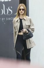 ROSIE HUNTINGTON-WHITELEY Leaves a Gym in Beverly Hills 03/10/2020