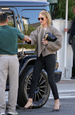 ROSIE HUNTINGTON-WHITELEY Leaves a Meeting in Los Angeles 02/26/2020
