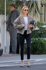 ROSIE HUNTINGTON-WHITELEY Leaves a Meeting in Los Angeles 02/26/2020
