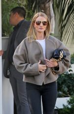 ROSIE HUNTINGTON-WHITELEY Leaves a Meeting in Los Angeles 02/26/2020